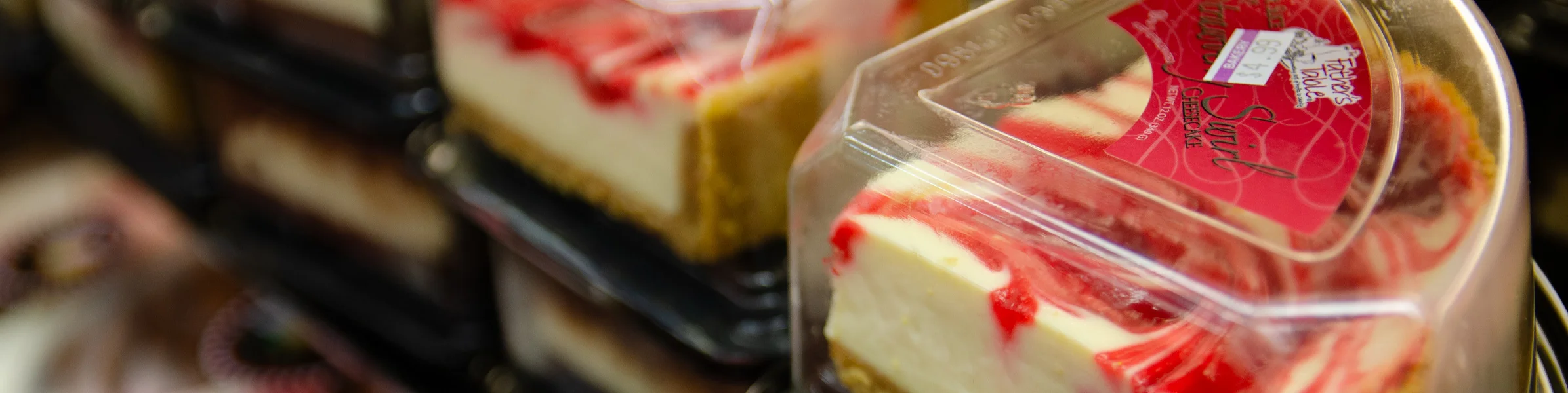 slice of cheese cake available at Fresh County Market