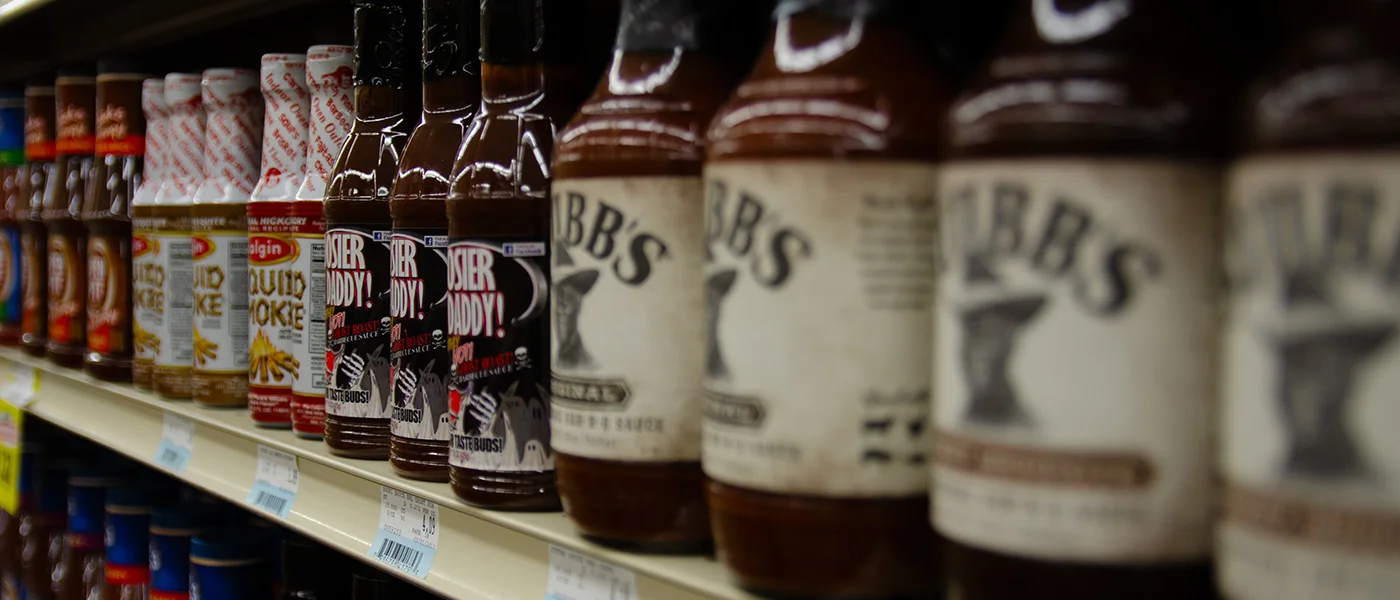 variety of sauces available at Fresh County Market