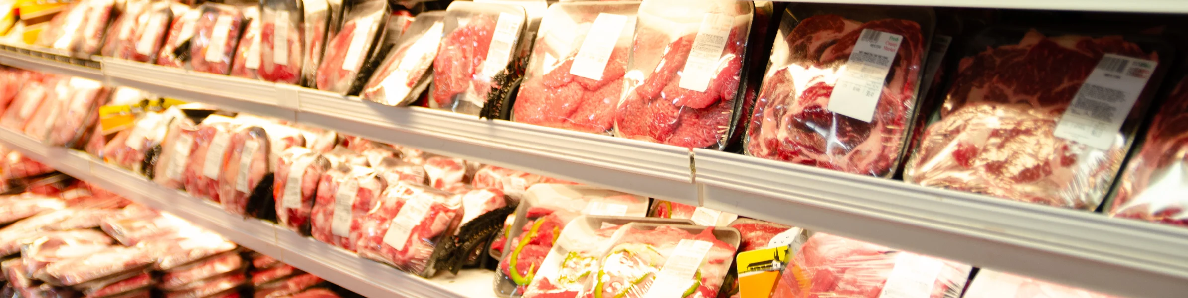 fresh meat shelf at Fresh County Market